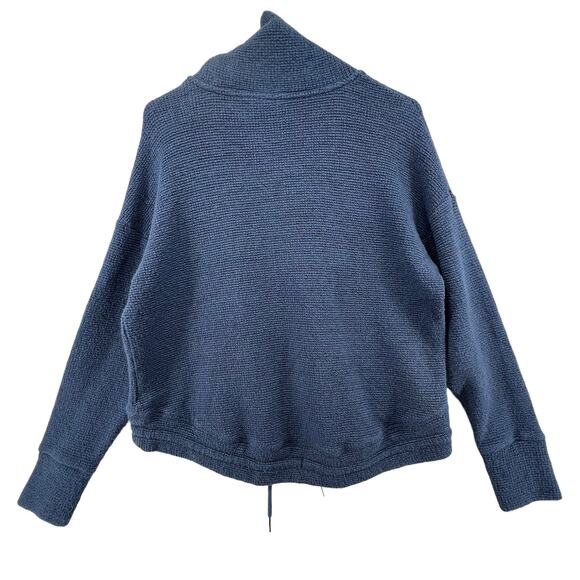 Sweaty Betty US Size 12 Sweater Chunky Knit Turtleneck Kangaroo Pouch Thumbholes - Picture 5 of 5